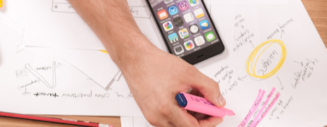 Analytics and SEO performance dashboard on screen